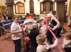 Kids at the Xmas Party at St Johns Church