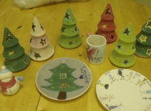 Pottery Painting with Helping Hands