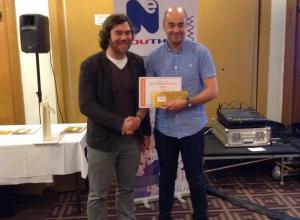 Mike - Youth worker of the year and Projects with Pride Large Award