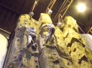 Living it large in my back yard project (rock climbing )