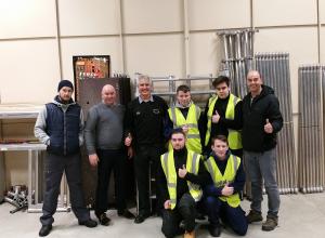 members of the Phoenix Construction Scheme completing there PASMA training