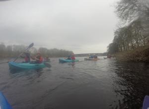 Paddling the Tyne