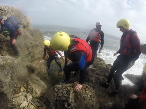 coasteering
