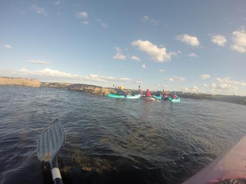 A shot from the evening of kayaking