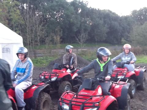 Four wheels good...