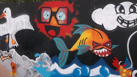 Sea Spray and Spray Paint