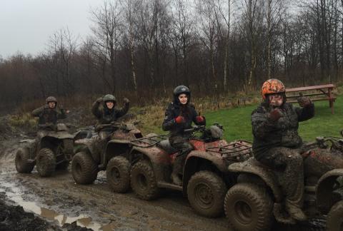 Banter Squad enjoy some Banter Quads