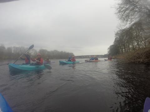 Paddling the Tyne